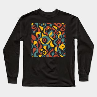 Retro Geometrics Long Sleeve T-Shirt